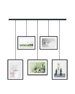 Umbra - Exhibit Wall Picture Frame Set of 5 - Black